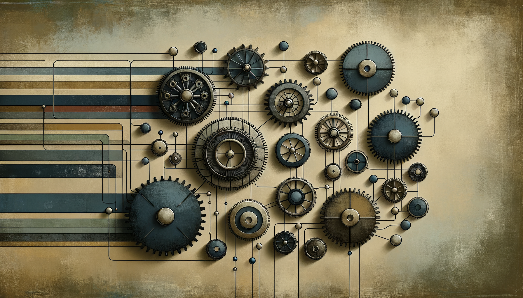 Why Teams Drift Into Silos Without Strategic Alignment An abstract representation of interconnected gears and pathways